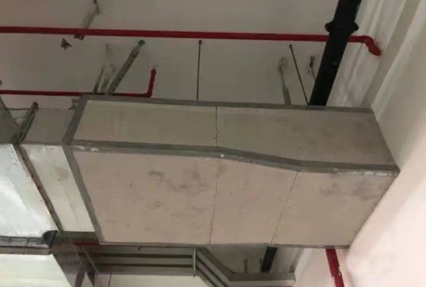 防火閥兩側(cè)2米范圍內(nèi)的風管防火保護措施怎么做？